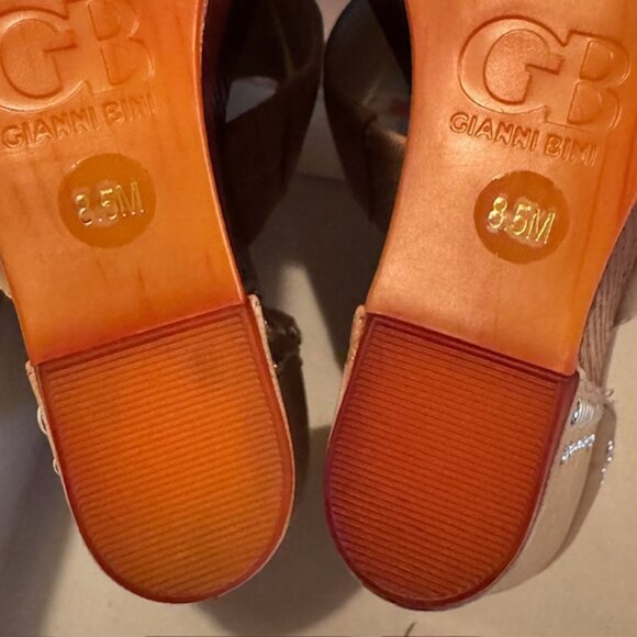 Gianni Bini City Sleek Tan Wedges Size 8.5 - New in Box - Picture 3 of 10
